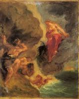 Delacroix, Eugene - Winter -- Juno and Aeolus